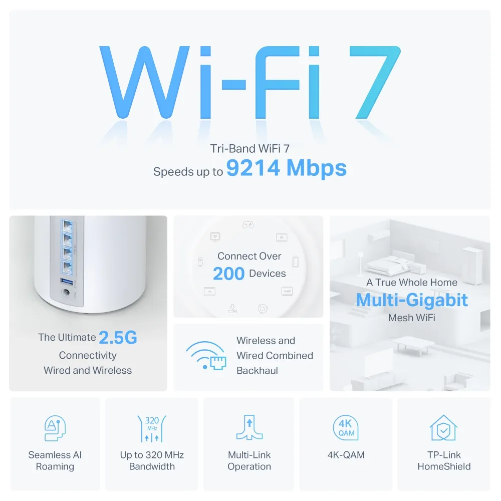 TP-Link Deco BE65 hardware specification overview