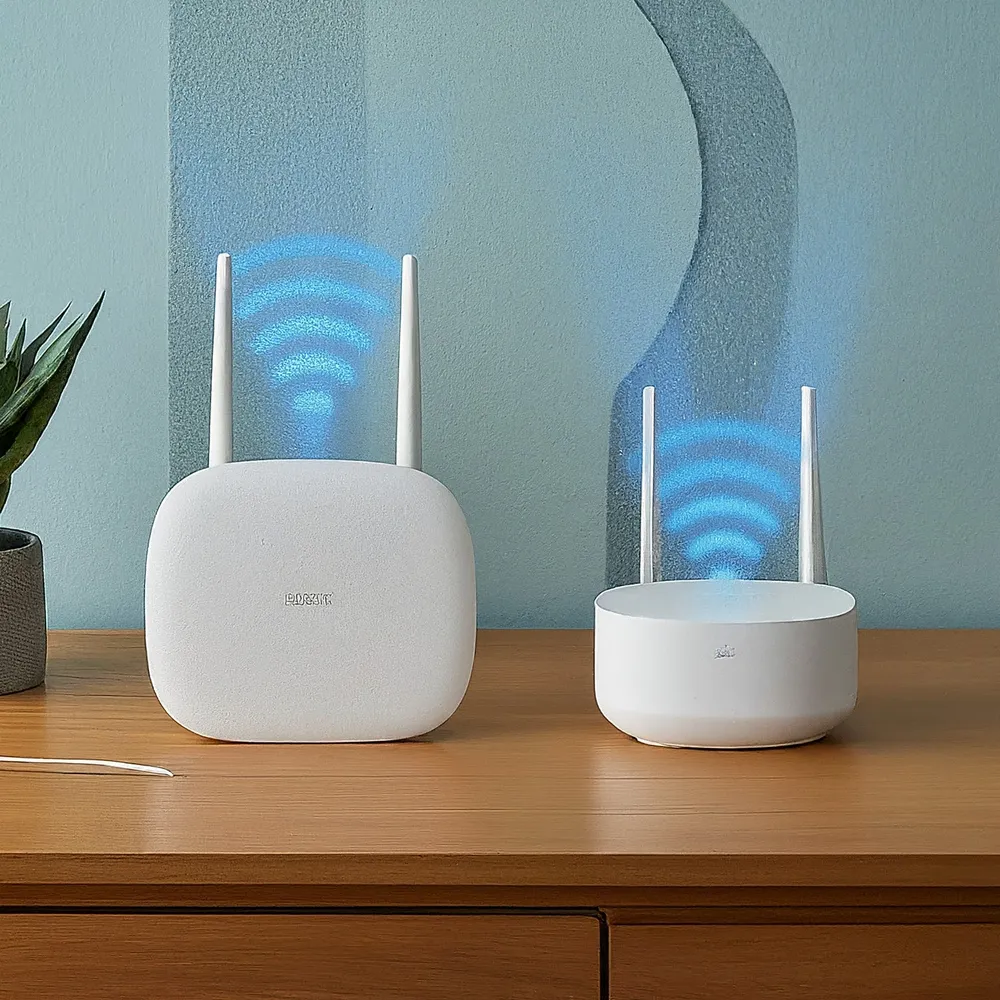 Wireless Wi-Fi Backhaul connecting Mesh Wi-Fi nodes across a home