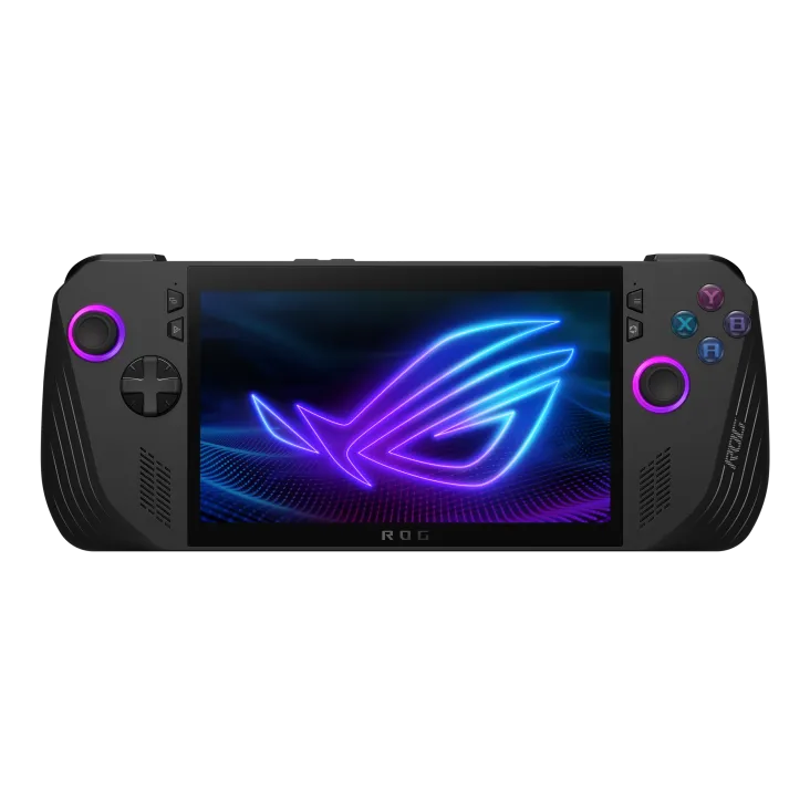 ASUS ROG Ally X black handheld gaming PC front view