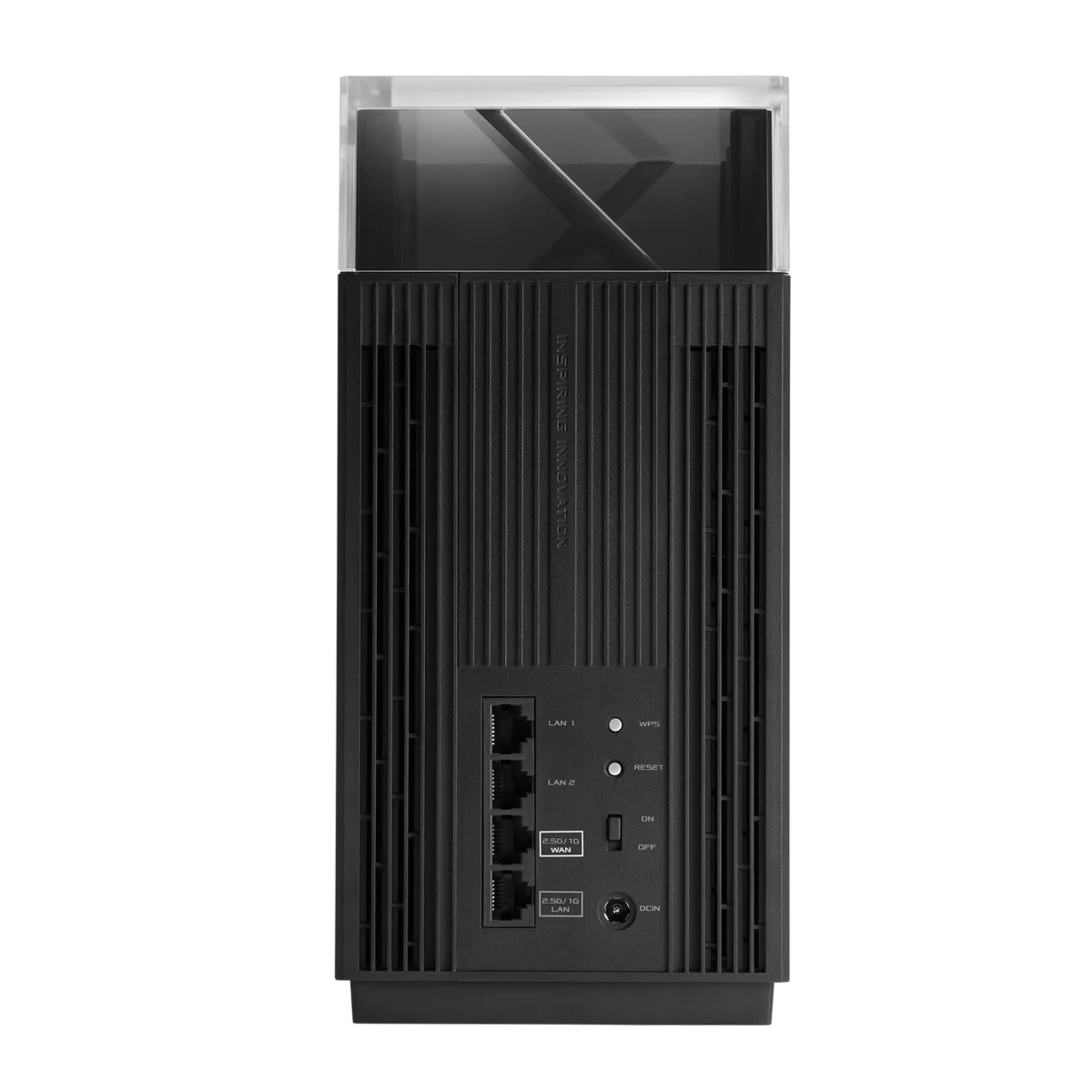 ASUS ZenWiFi Pro ET12 rear interfaces featuring dual 2.5G ports