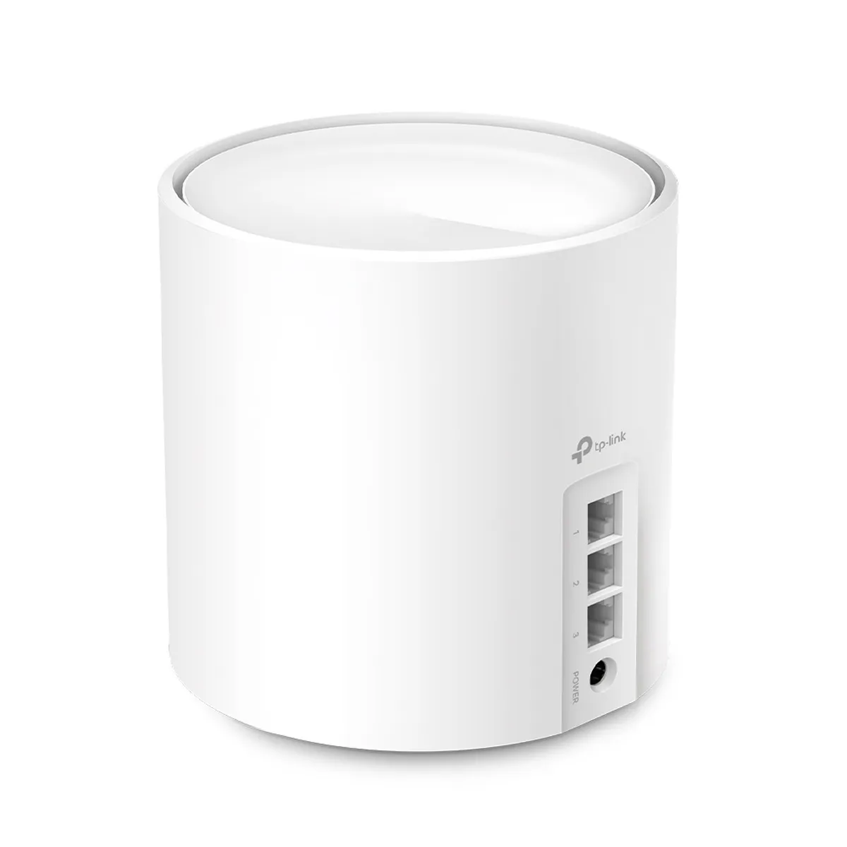 TP-Link Deco X50 rear port layout showing 3x gigabit Ethernet interfaces