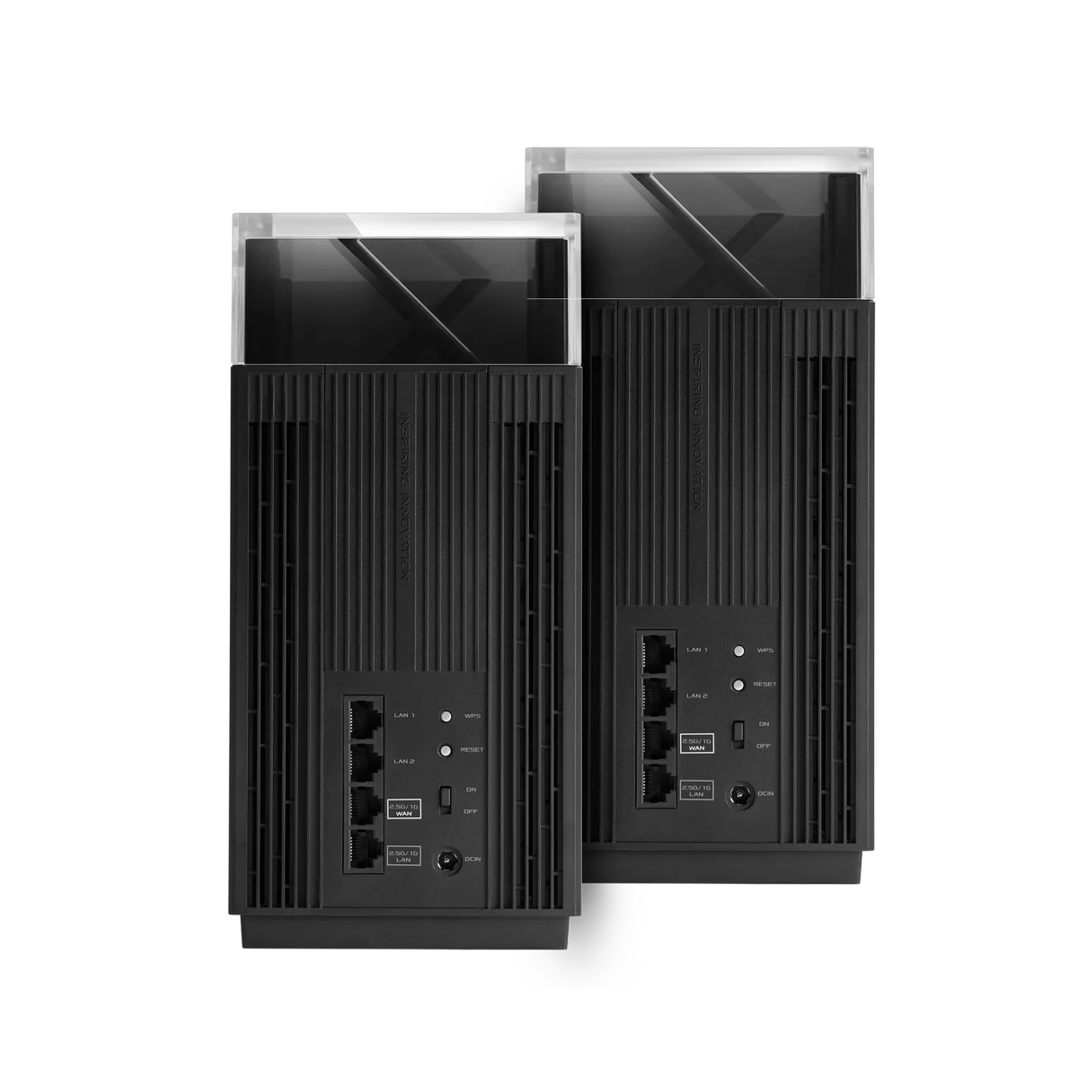 ASUS ZenWiFi Pro XT12 rear ports with dual 2.5G Ethernet connections