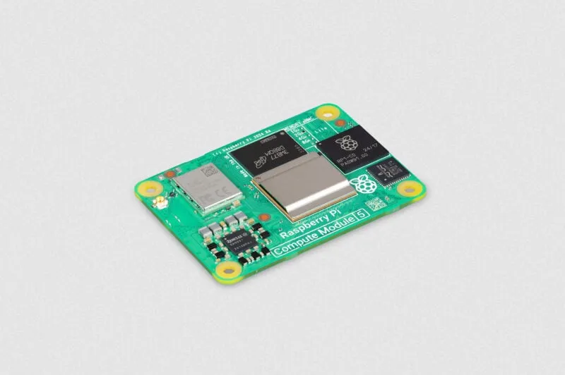 Raspberry Pi Compute Module 5 in the original article.