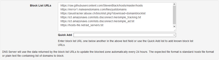 Technitium Blocklist