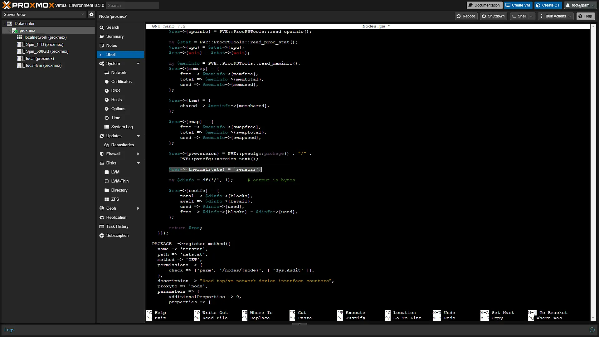 Config - Amendments