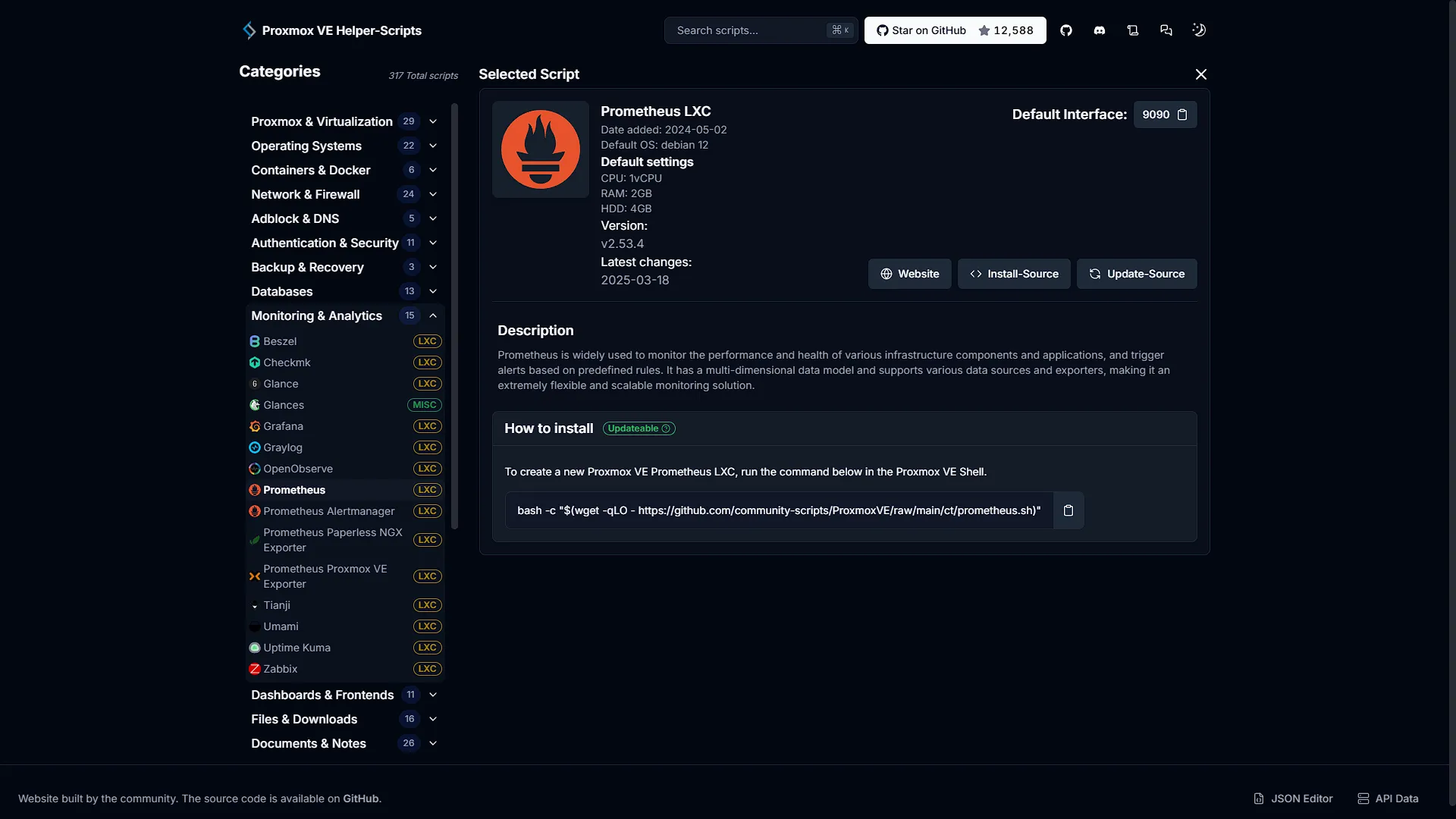 Helper Scripts - Prometheus