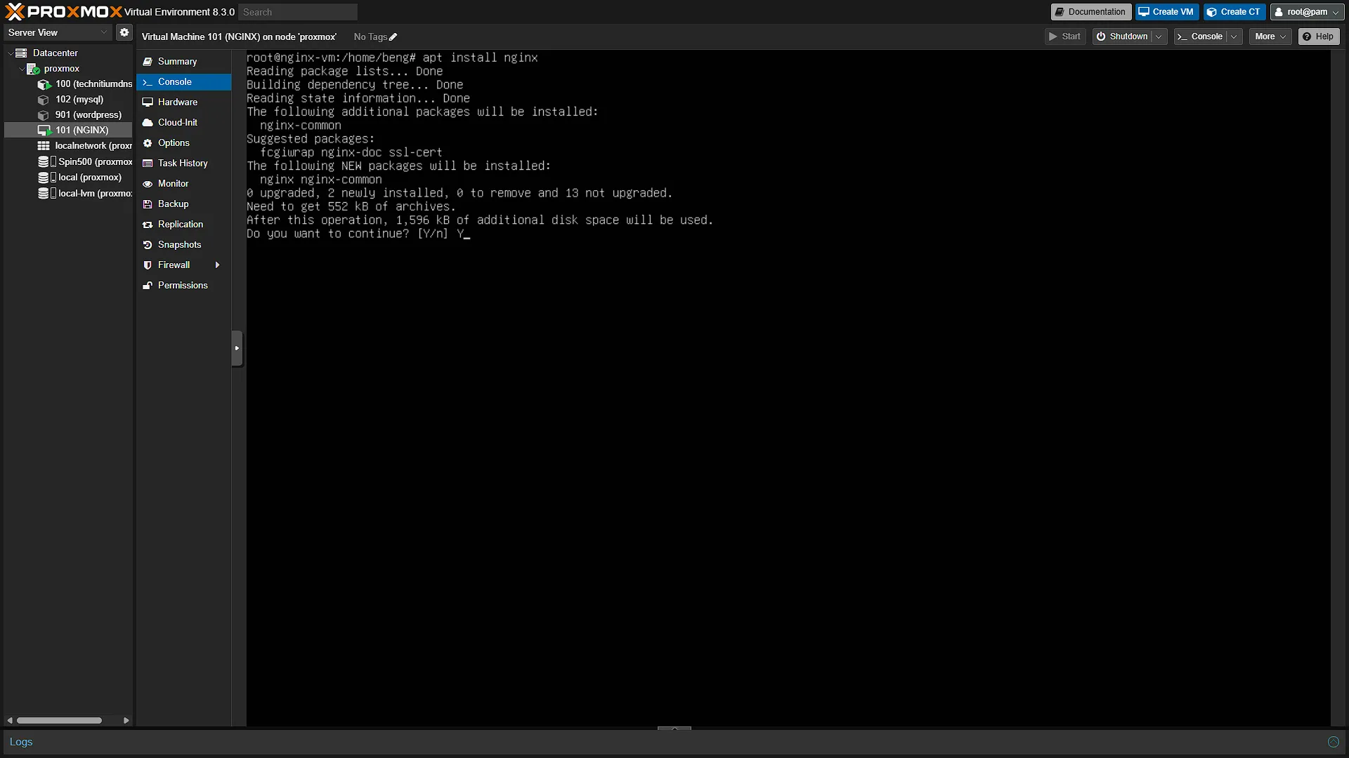 Install NGINX - 2 - Confirm