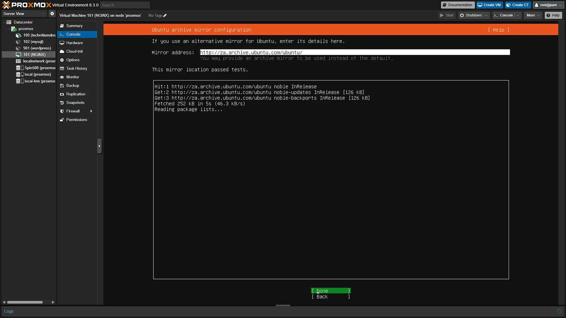 Install Ubuntu 11 - Mirror Success