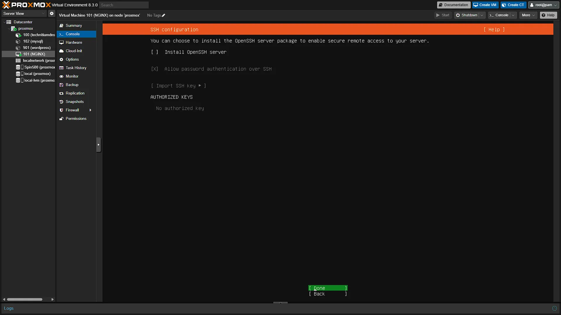 Install Ubuntu 17 - OpenSSH