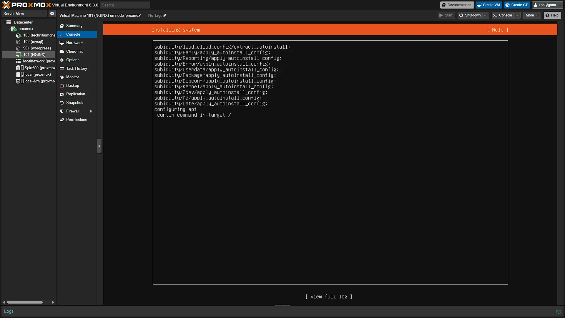 Install Ubuntu 19 - Configuring