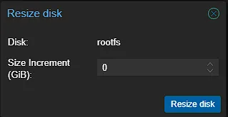 Resize Volume