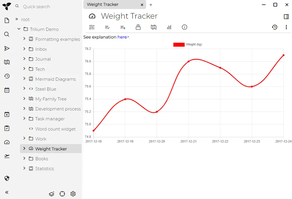 TriliumNext Screenshot 8