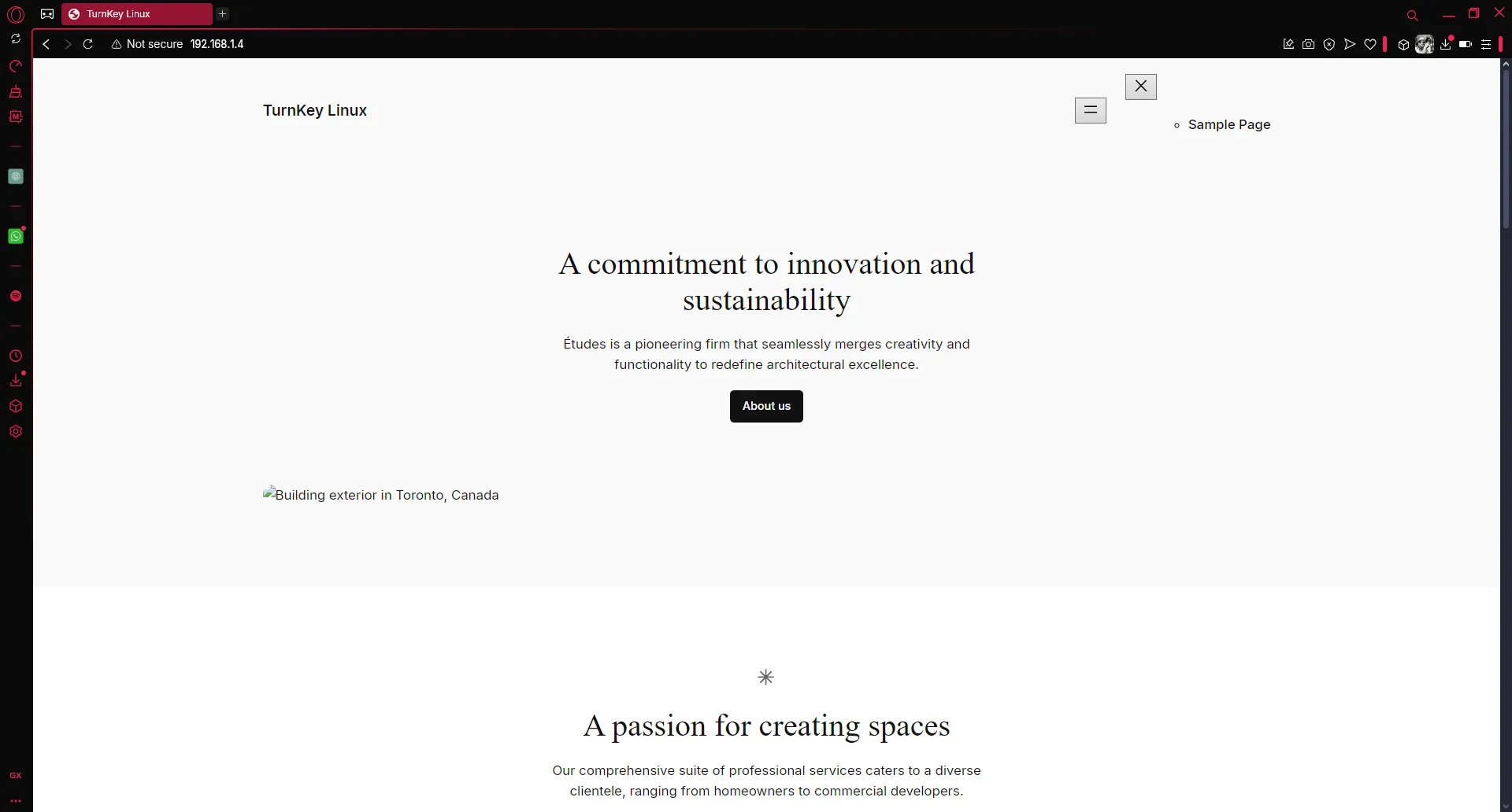 Wordpress Site on IP