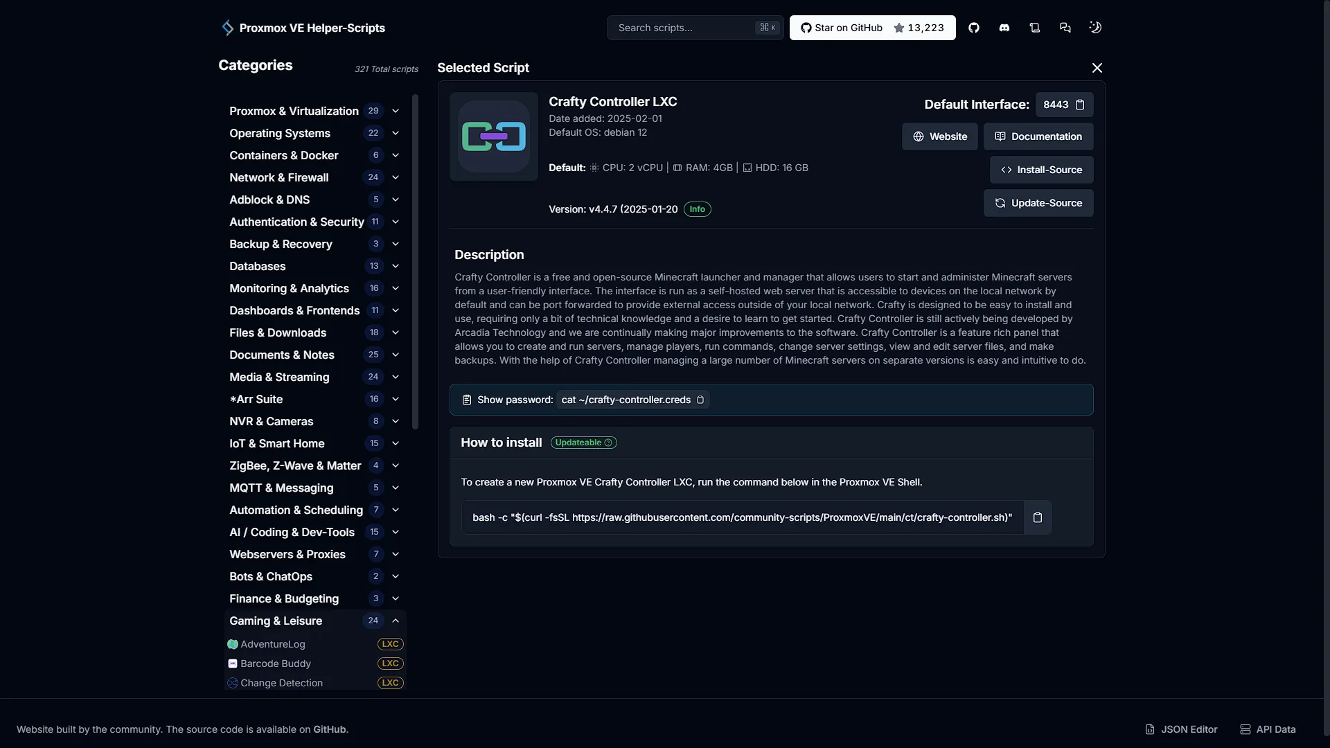 Helper Scripts - Crafty Page