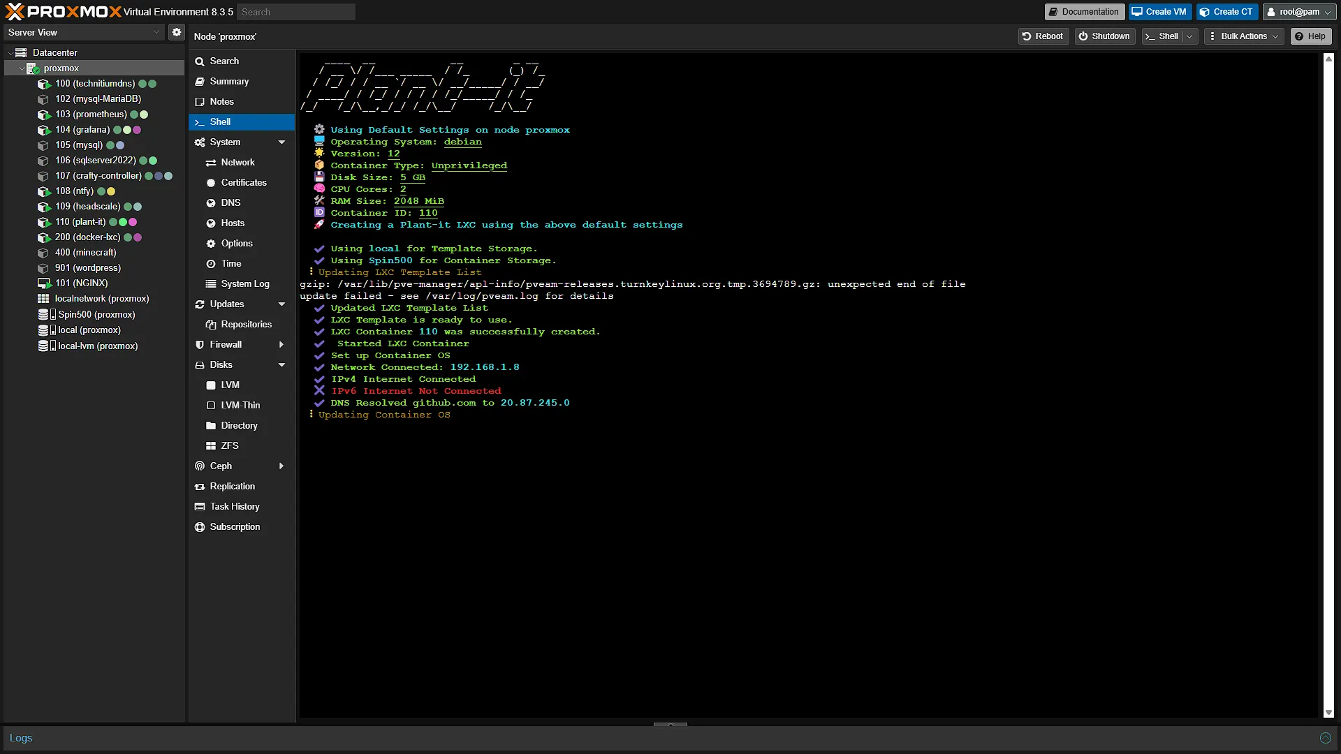 Install Plant-it - 6 - Installing still