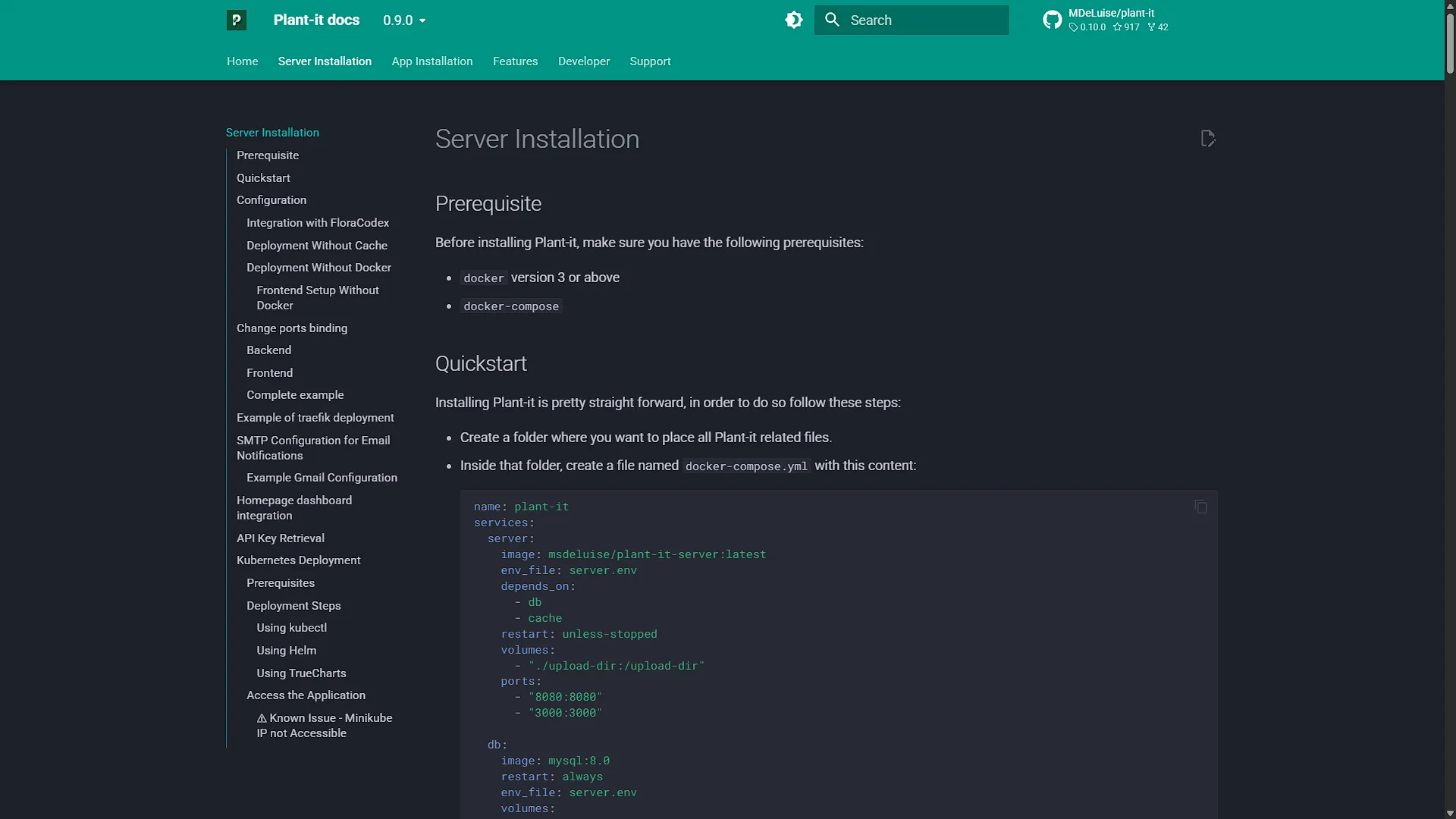 Plant-it website docs