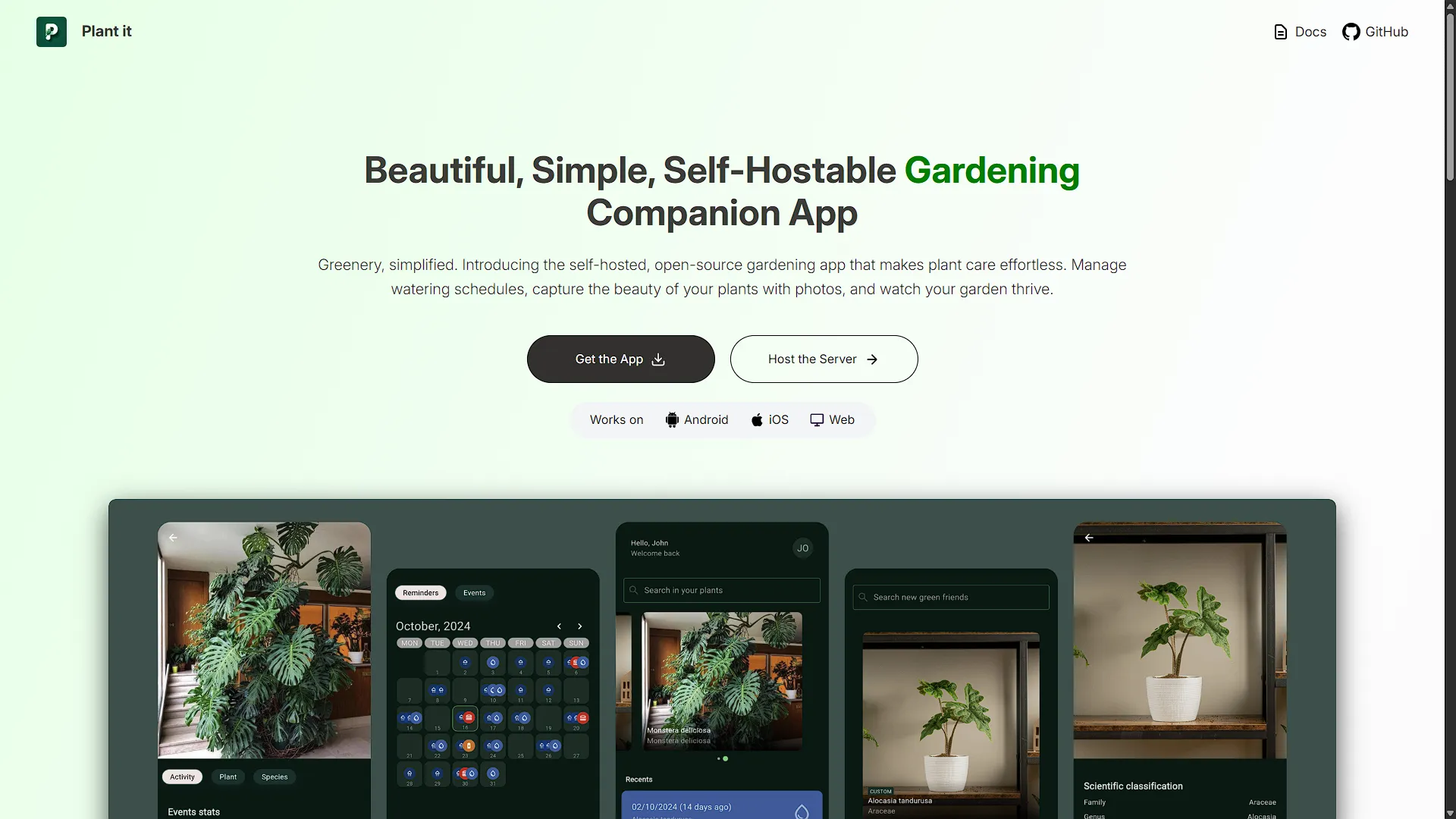 Plant-it website