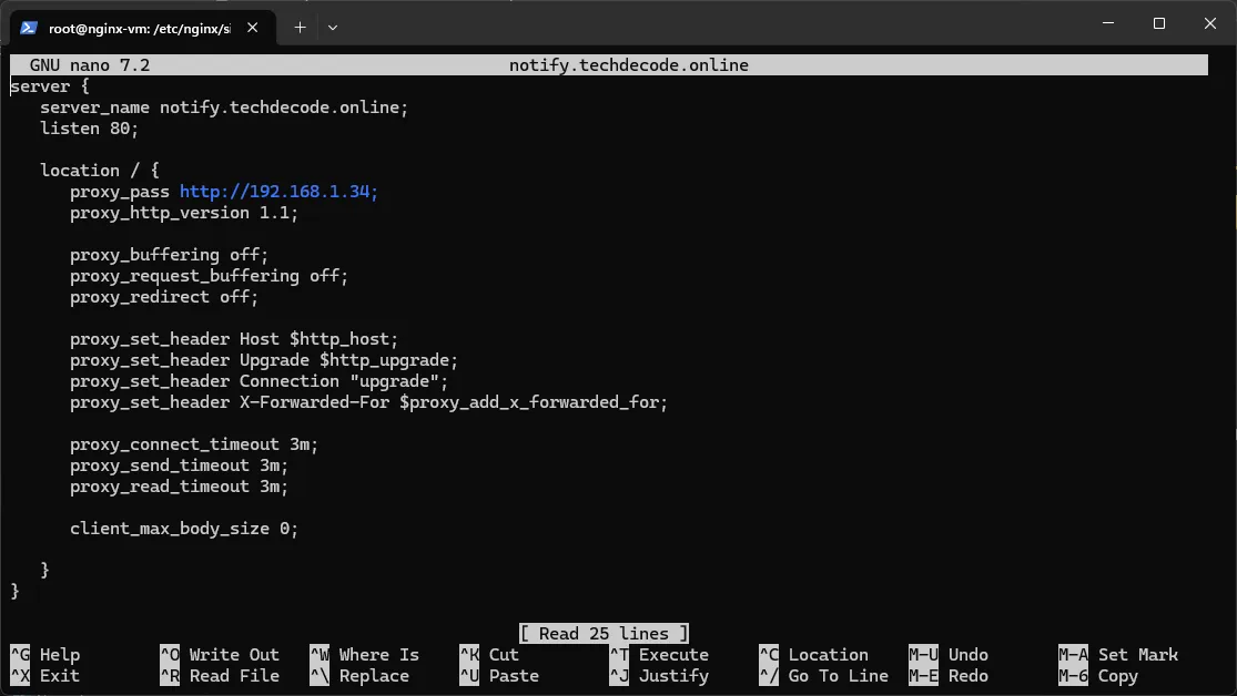 nginx Config - 3 - File Content