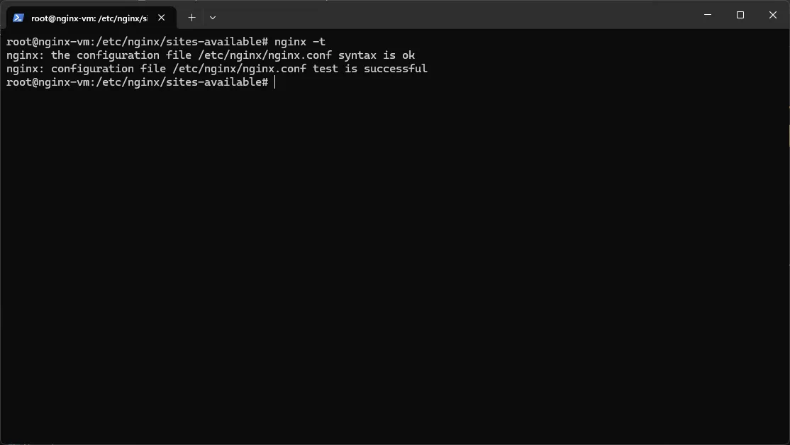 nginx Config - 4 - Check Syntax