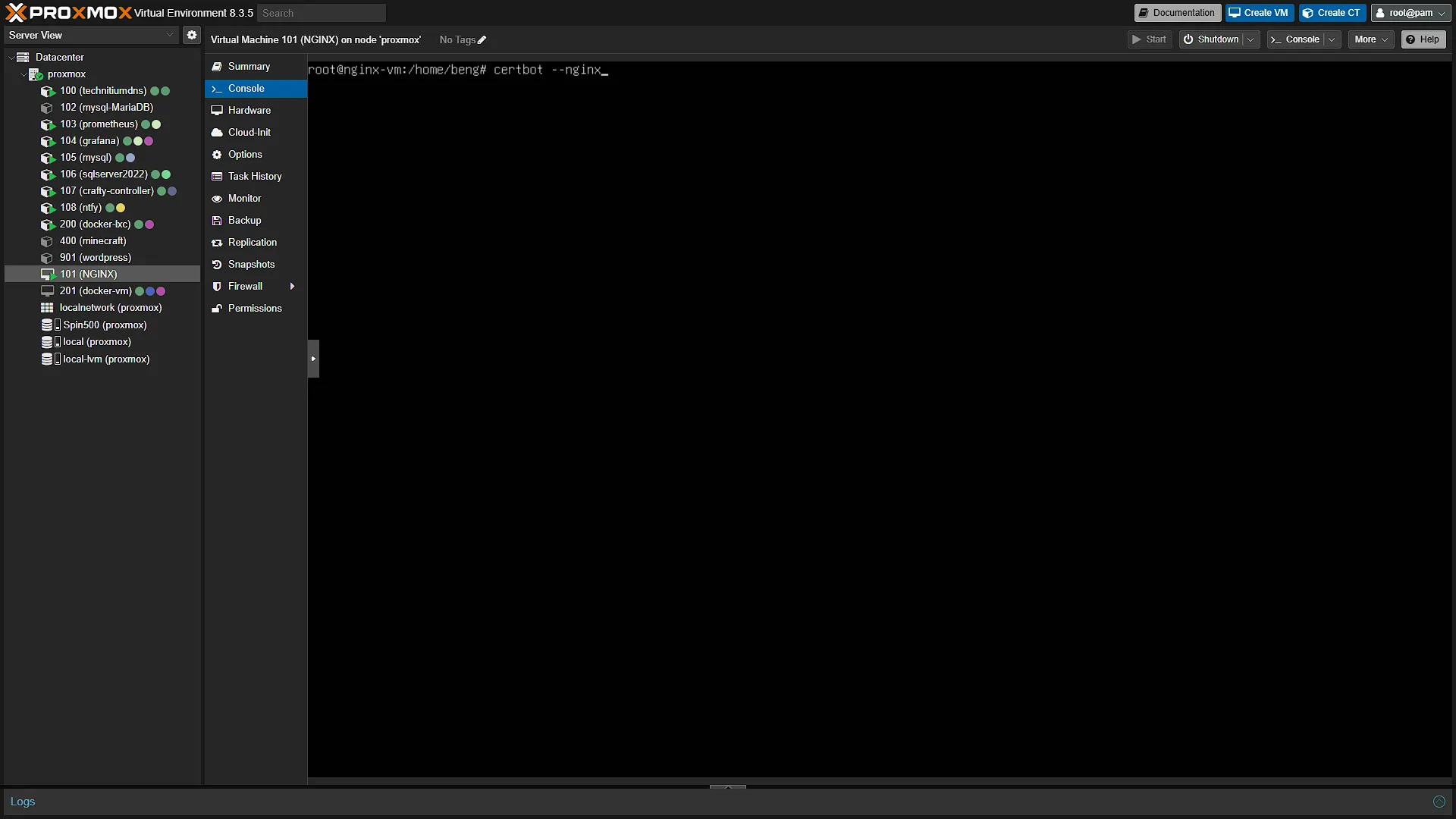 ntfy ssl - 3 - Cerbot