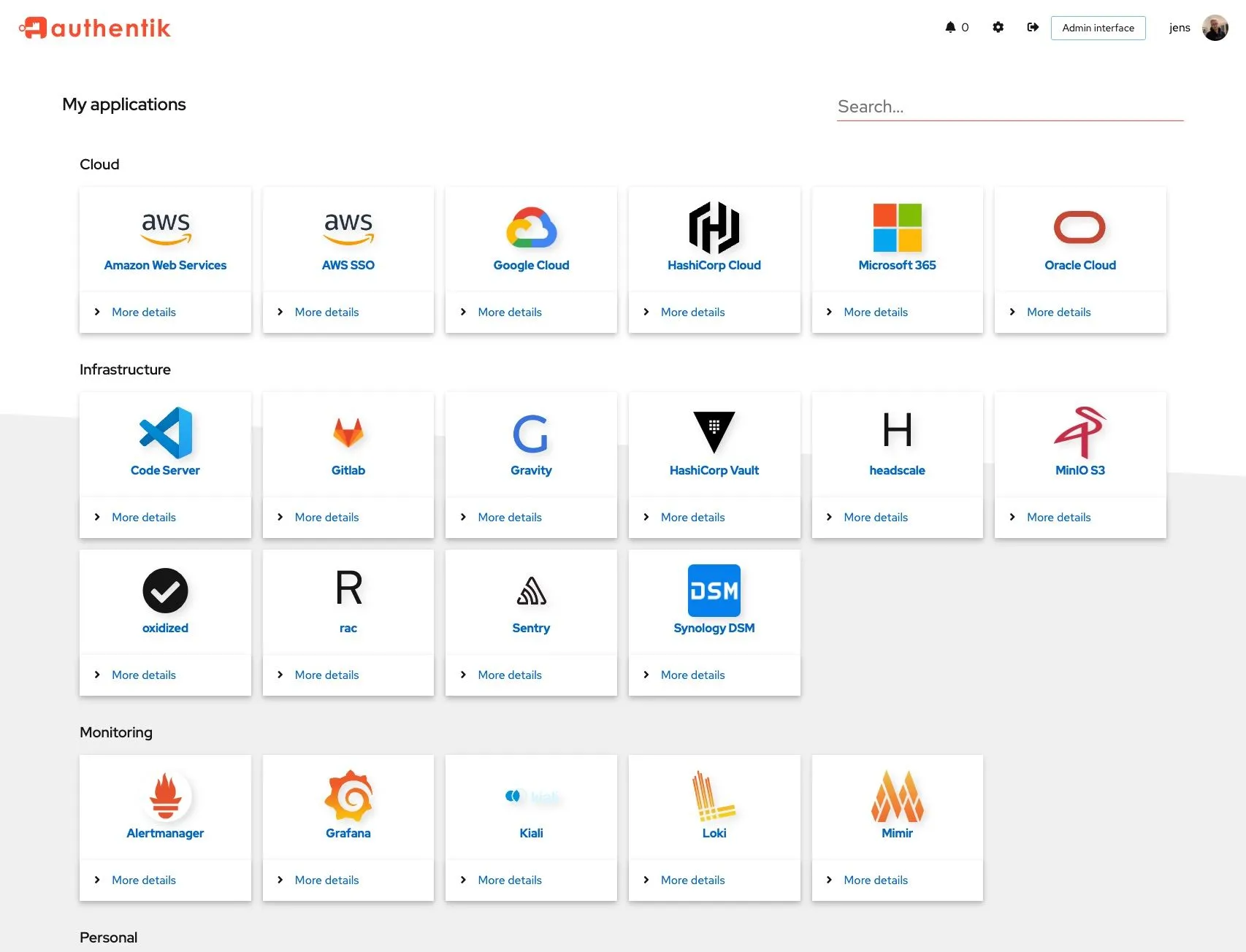 Authentik Screen Apps