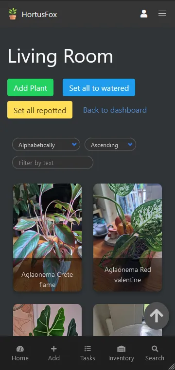 HortusFox Screenshot - Plant 1