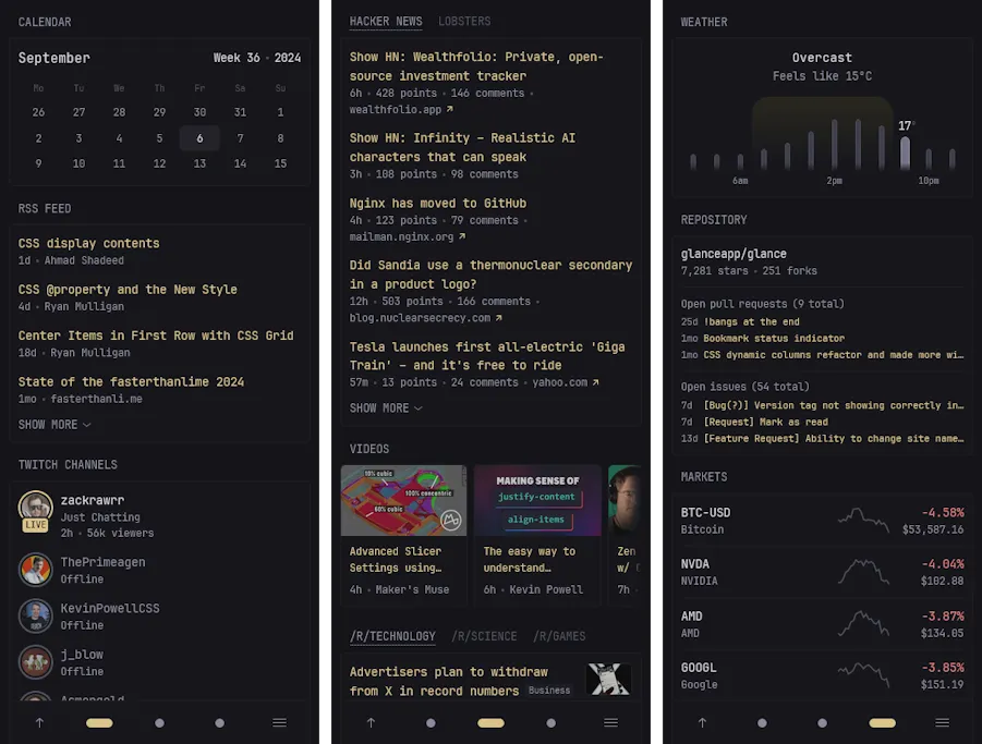 Glance Mobile Screenshot